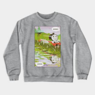 Henry the Green Engine Vintage Card Crewneck Sweatshirt